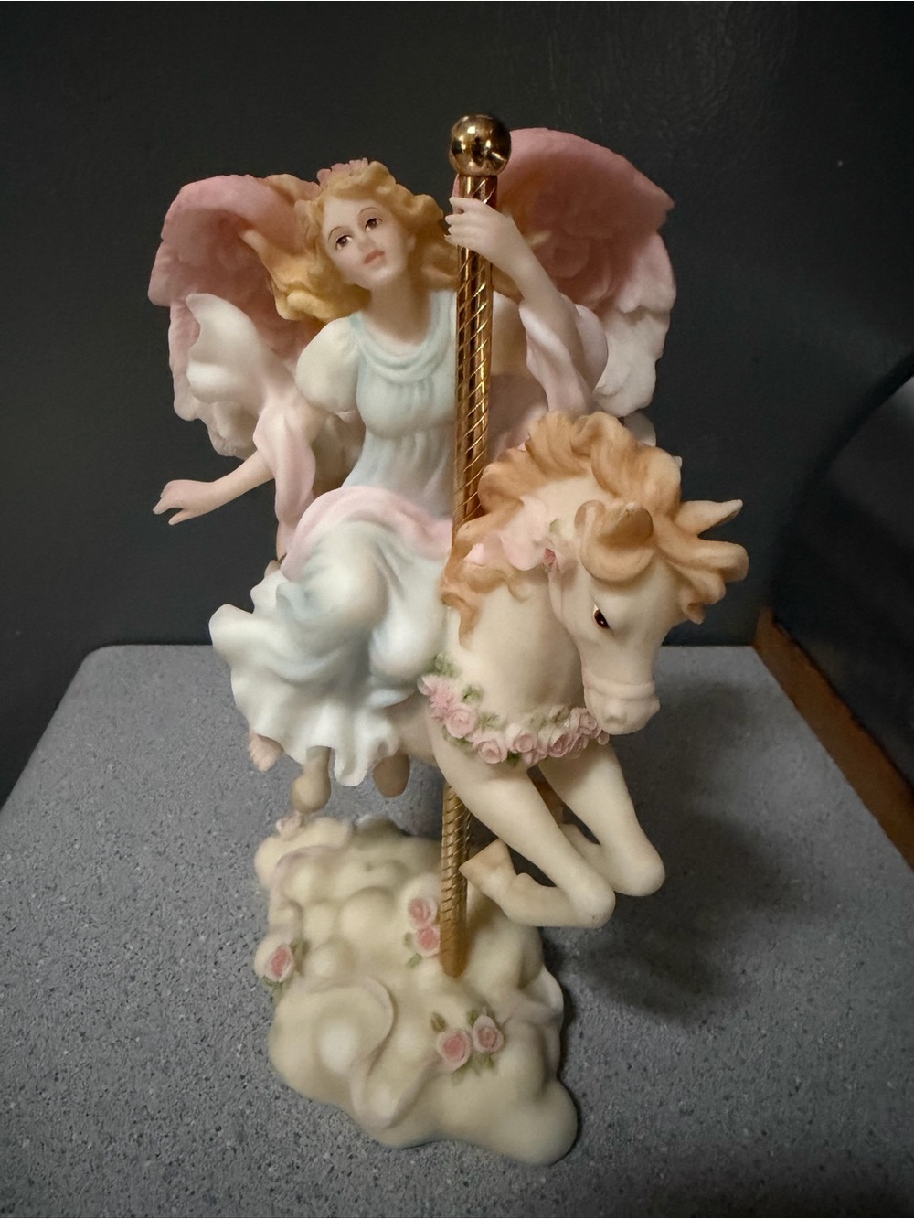 Seraphim classics “ Stephanie Joyful Paradise” Carousel Angel . Item#84354